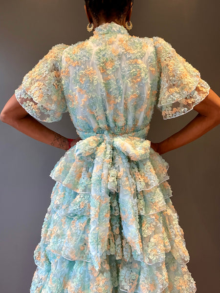 Froo Froo Tulle Floral Pastel Dress