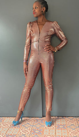 Dynasty Gold Square Jumpsuit