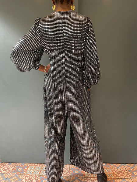 Percy Jumpsuit in Silver