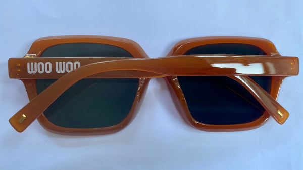 Toffee coloured vintage inspired sunglasses